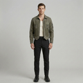 Chaqueta utilitaria con cremallera
