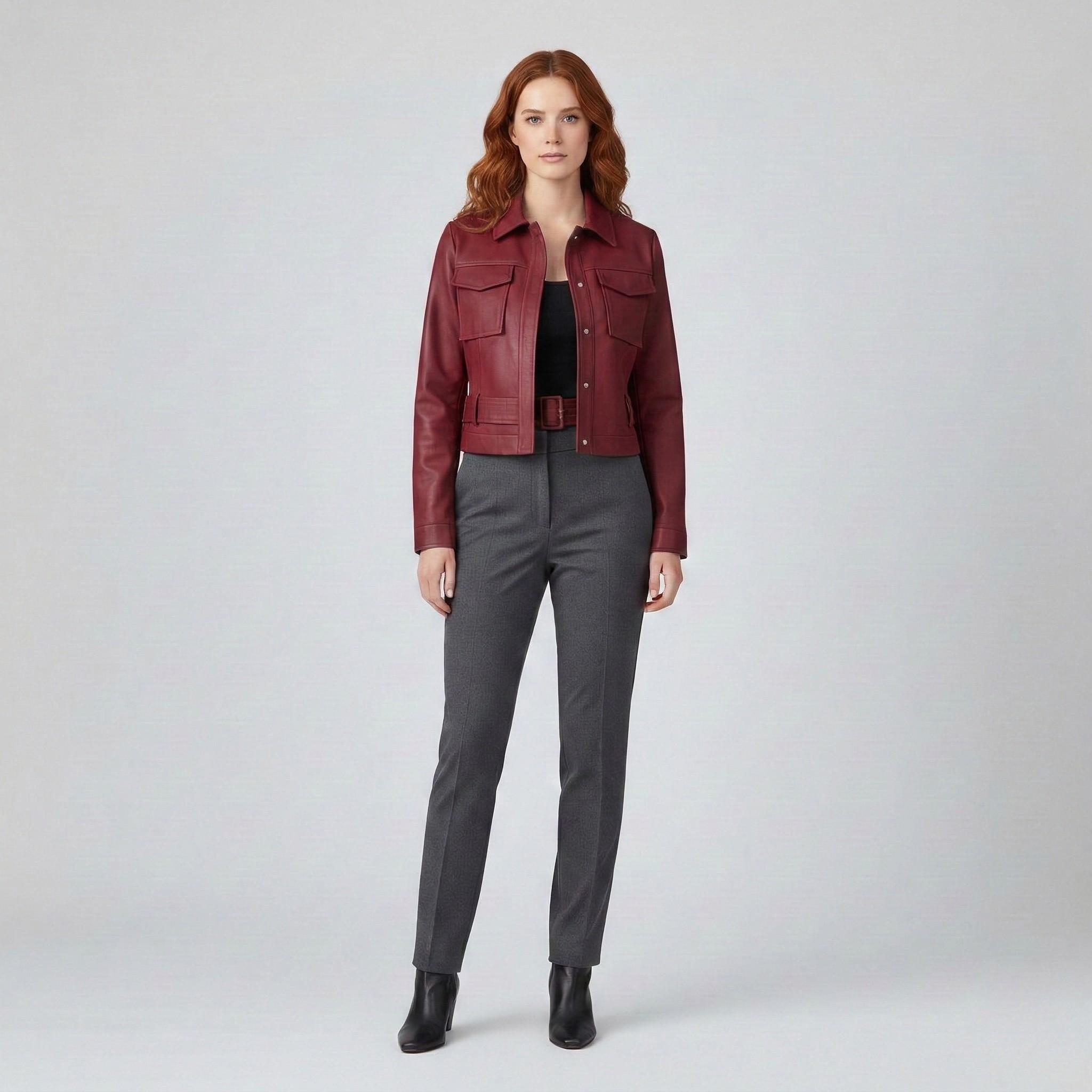 Chaqueta corta de campo inspirada en las prendas de trabajo